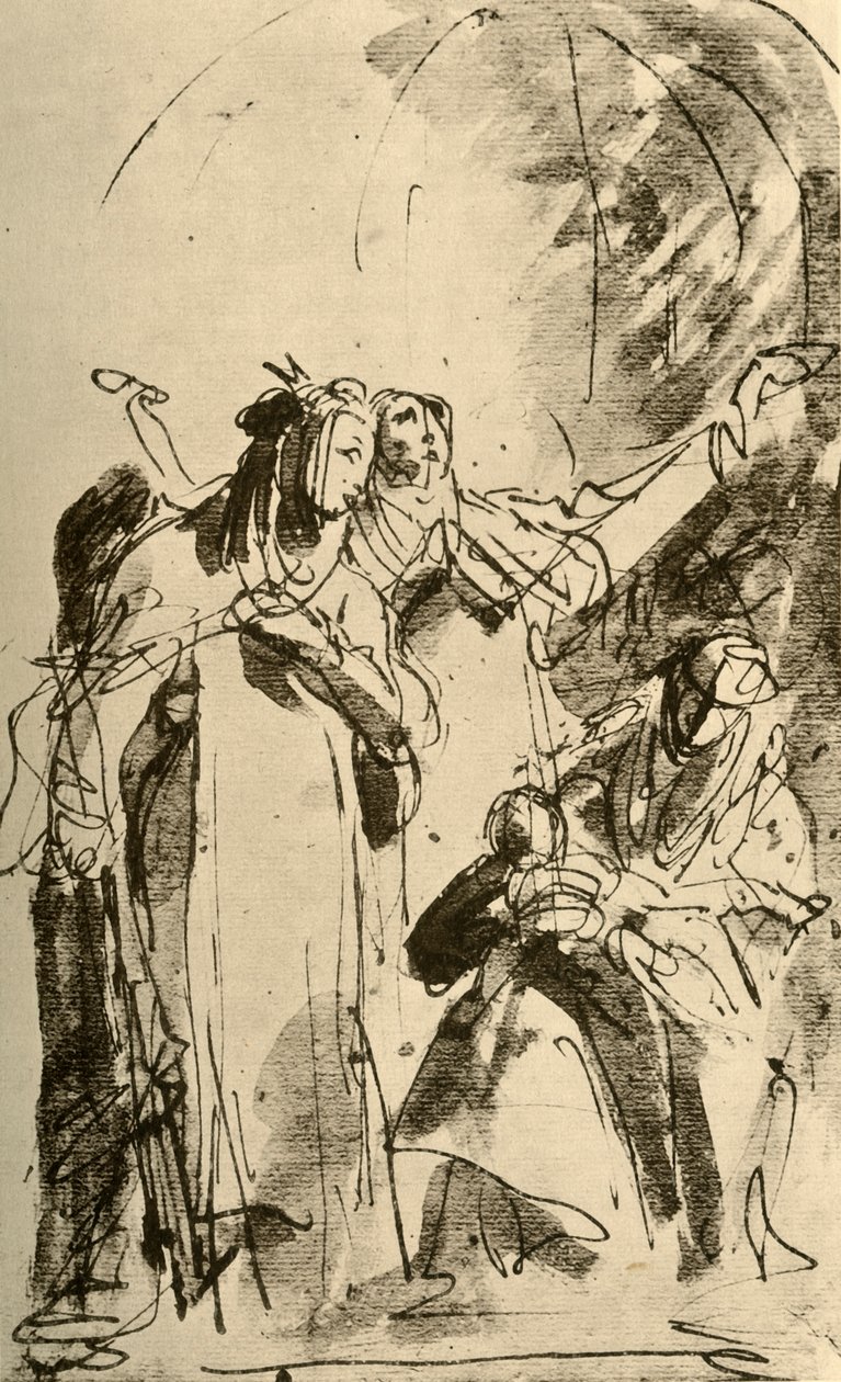 Madona se dvěma světicemi, 1747-1748, 1928 od Giovanni Battista Tiepolo