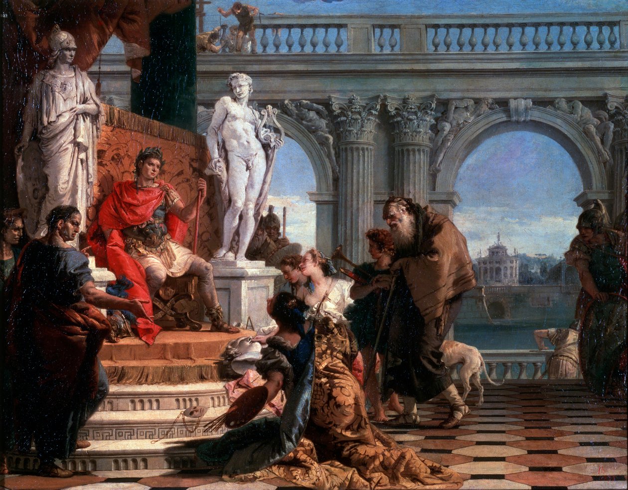 Maecenas představuje umění Augustovi, 1743. od Giovanni Battista Tiepolo