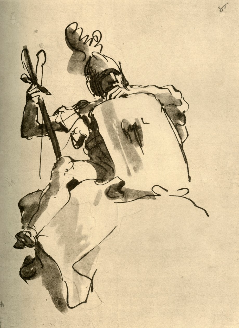 Mars, 1757, 1928 od Giovanni Battista Tiepolo