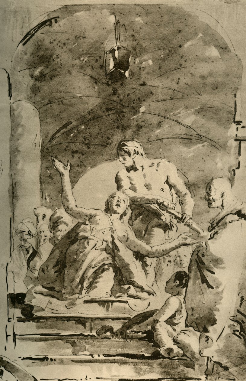 Umučení S. Giustiny, c1730, 1928 od Giovanni Battista Tiepolo
