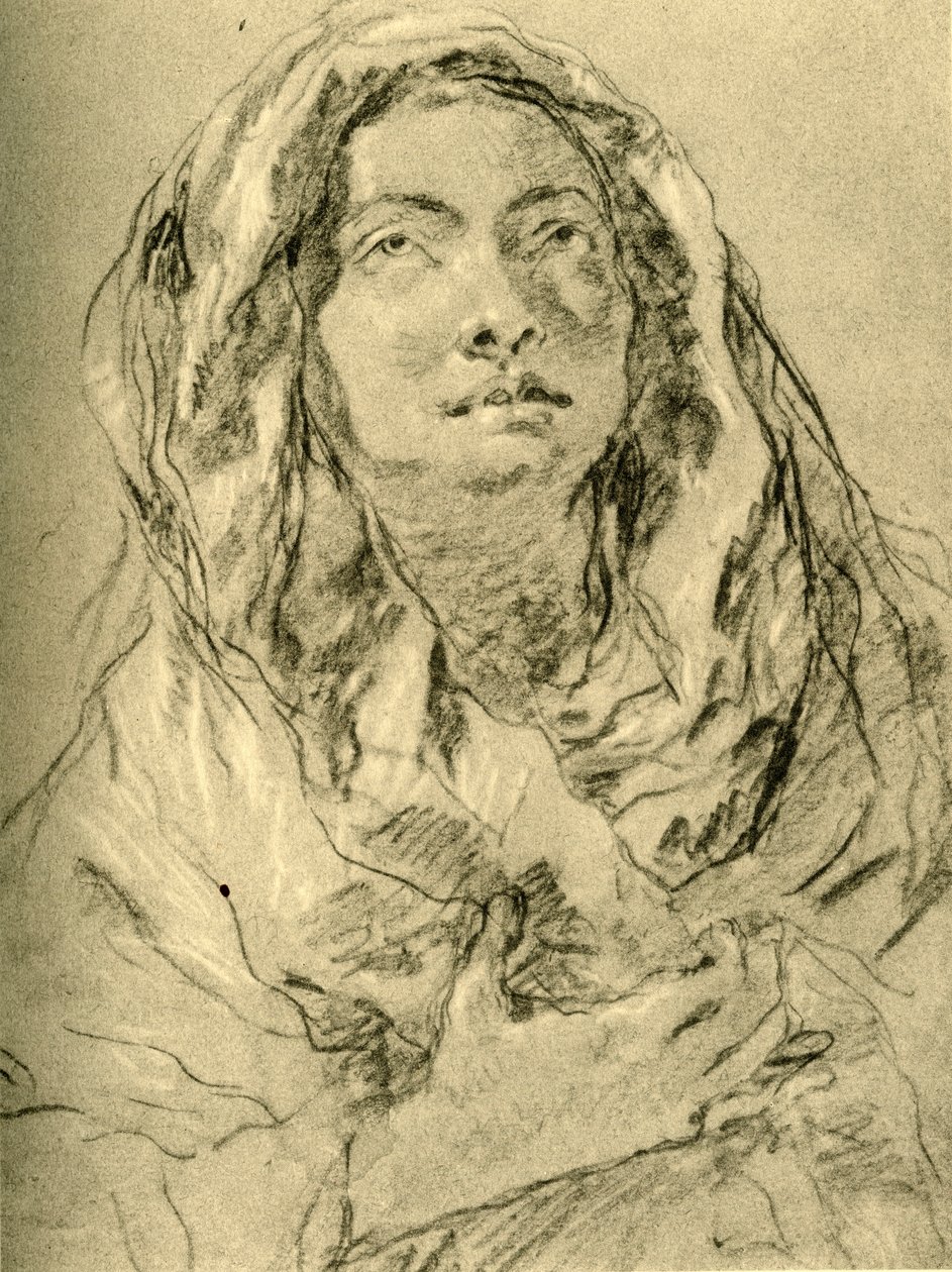Mater Dolorosa, polovina 18. století, 1928 od Giovanni Battista Tiepolo
