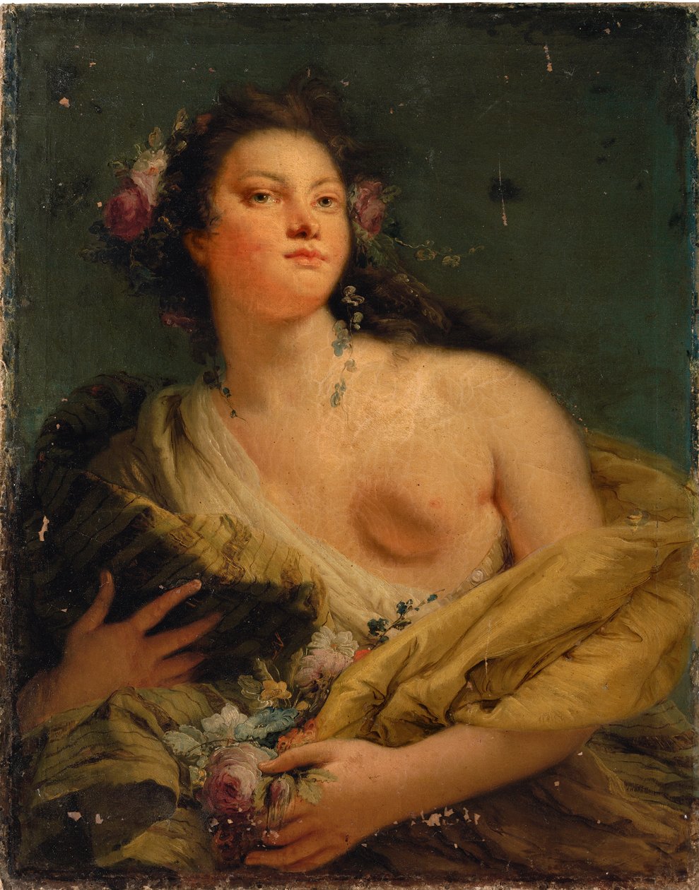 Portrét dámy jako Flora od Giovanni Battista Tiepolo