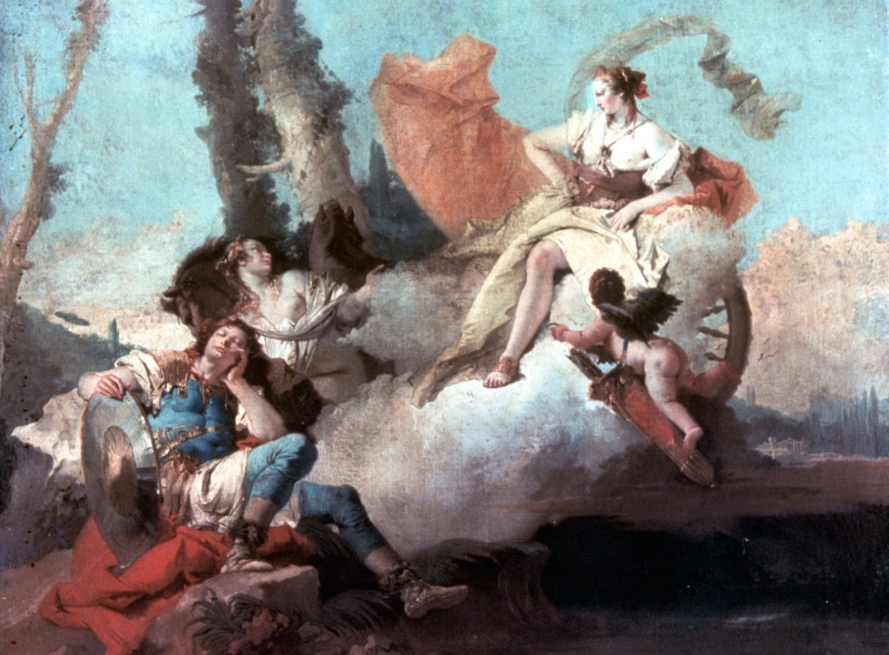 Rinaldo Okouzlený Armidou 1742-1745 od Giovanni Battista Tiepolo