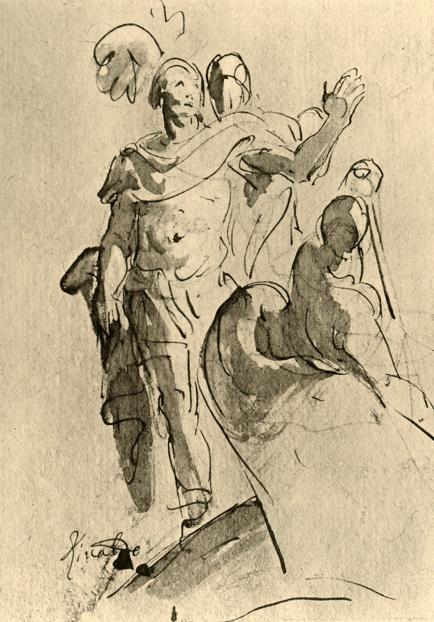 Rinaldo nebo Aeneas, 1757, 1928 od Giovanni Battista Tiepolo