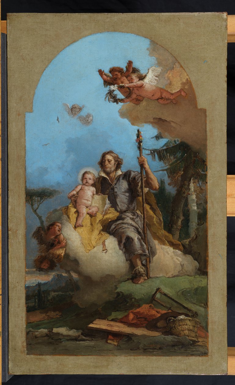 Svatý Josef s Ježíškem, 1767 od Giovanni Battista Tiepolo