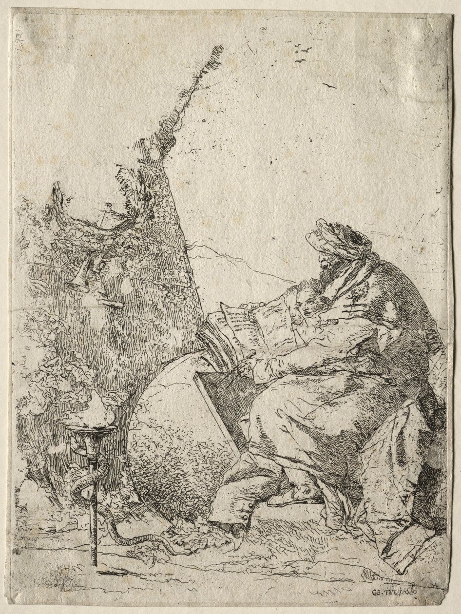 Scherzi di Fantasia: Filozof od Giovanni Battista Tiepolo