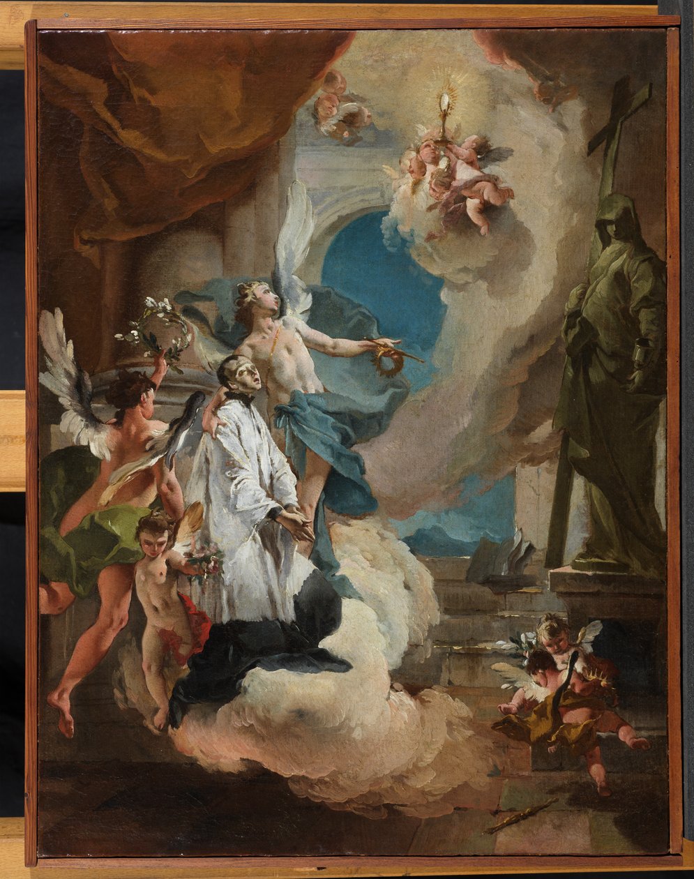 St. Aloysius Gonzaga in Glory, kolem roku 1726 od Giovanni Battista Tiepolo