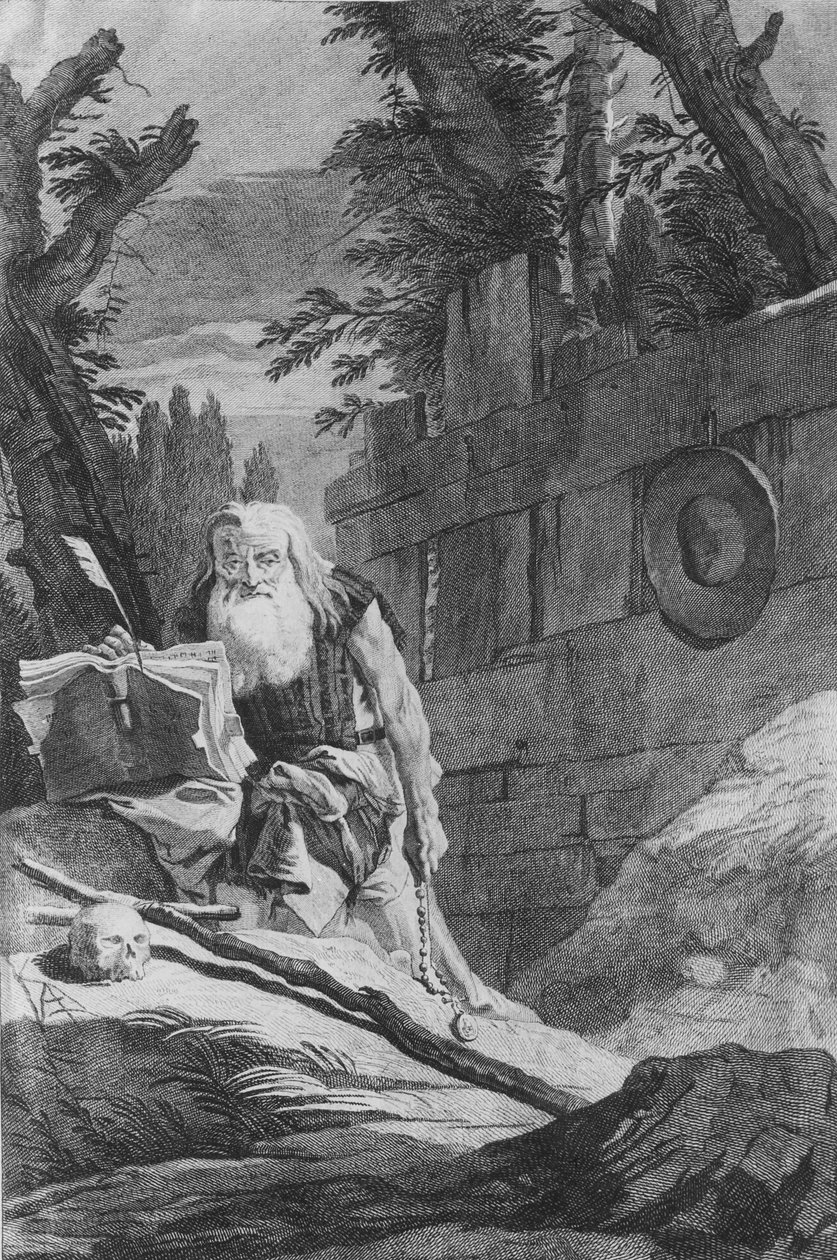 Svatý Hilarion od Giovanni Battista Tiepolo