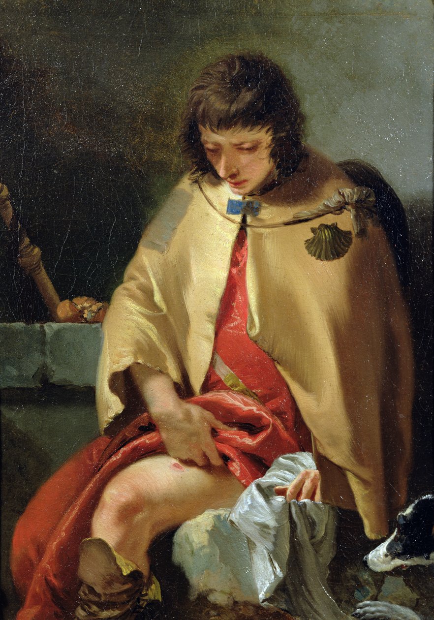 Svatý. Roch, kolem 1730-35 od Giovanni Battista Tiepolo