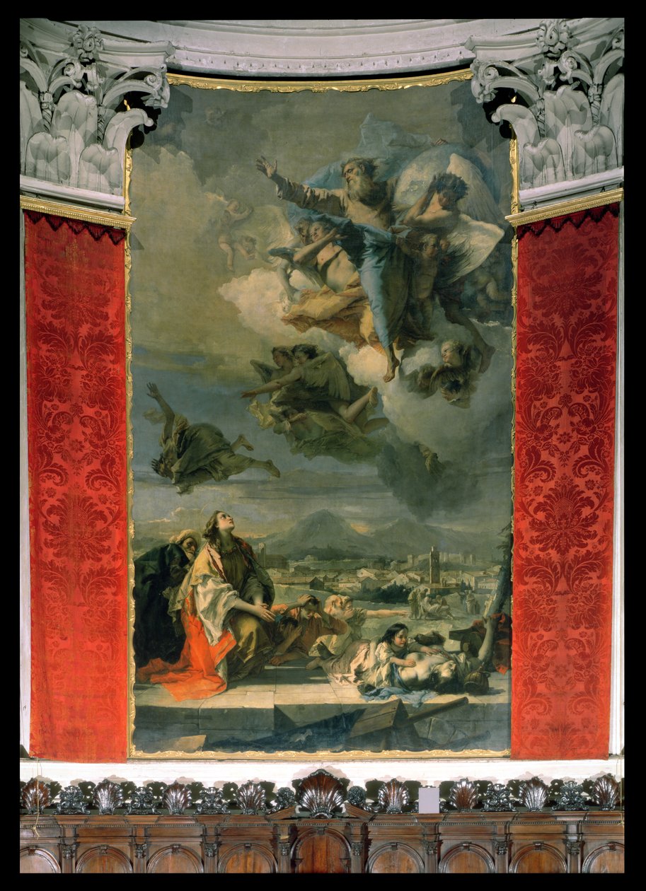 St. Thecla osvobozující město před morem od Giovanni Battista Tiepolo