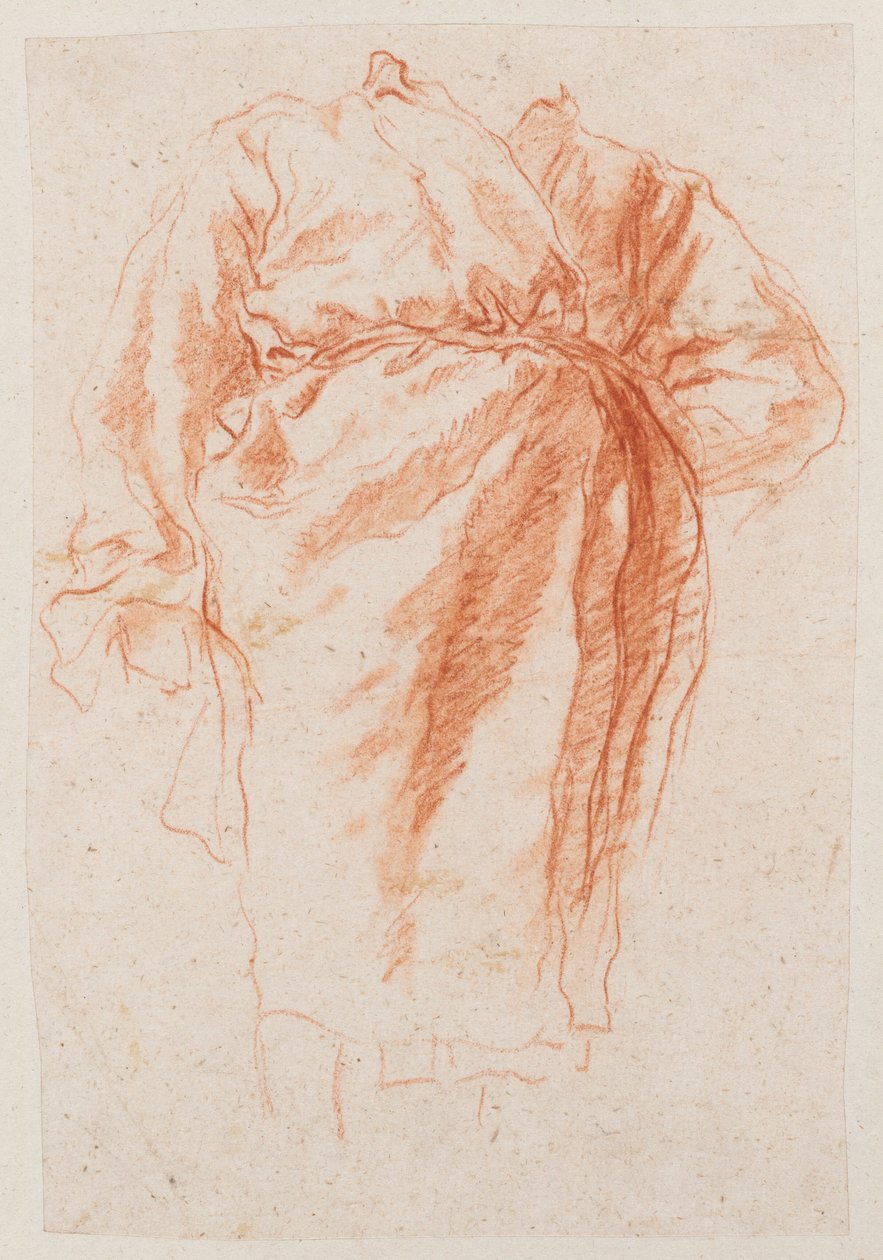 Studie einer drapierten Figur od Giovanni Battista Tiepolo