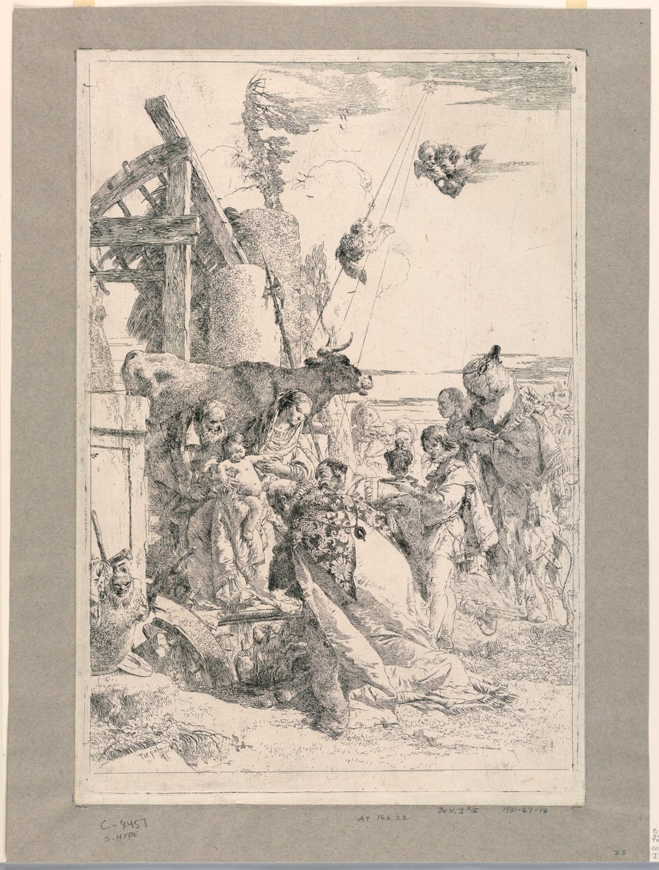 Klanění králů od Giovanni Battista Tiepolo