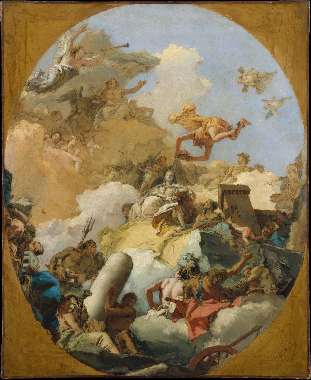 Die Apotheose der spanischen Monarchie od Giovanni Battista Tiepolo