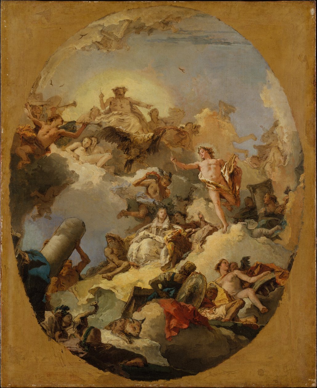 Die Apotheose der spanischen Monarchie od Giovanni Battista Tiepolo