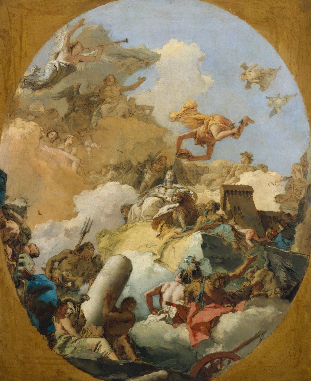 Apoteóza španělské monarchie, c.1765 od Giovanni Battista Tiepolo