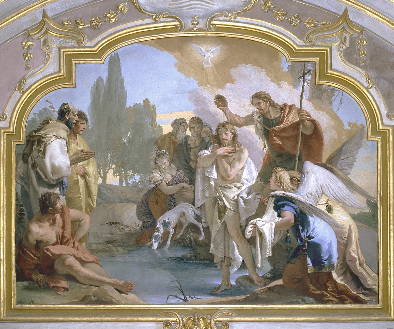Křest Kristův od Giovanni Battista Tiepolo