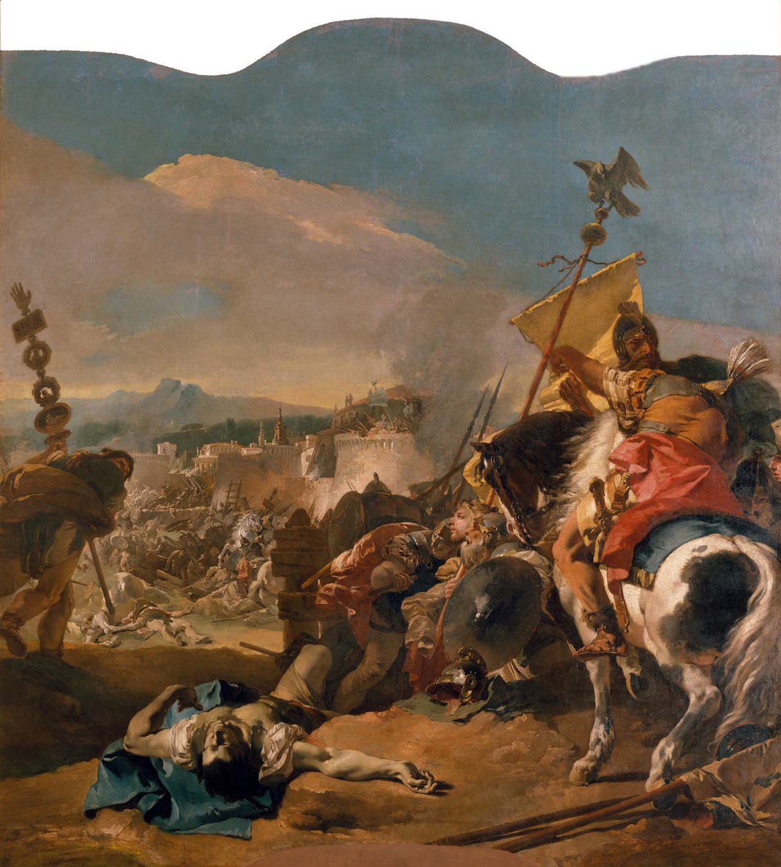 Dobytí Kartága, 1725-29 od Giovanni Battista Tiepolo