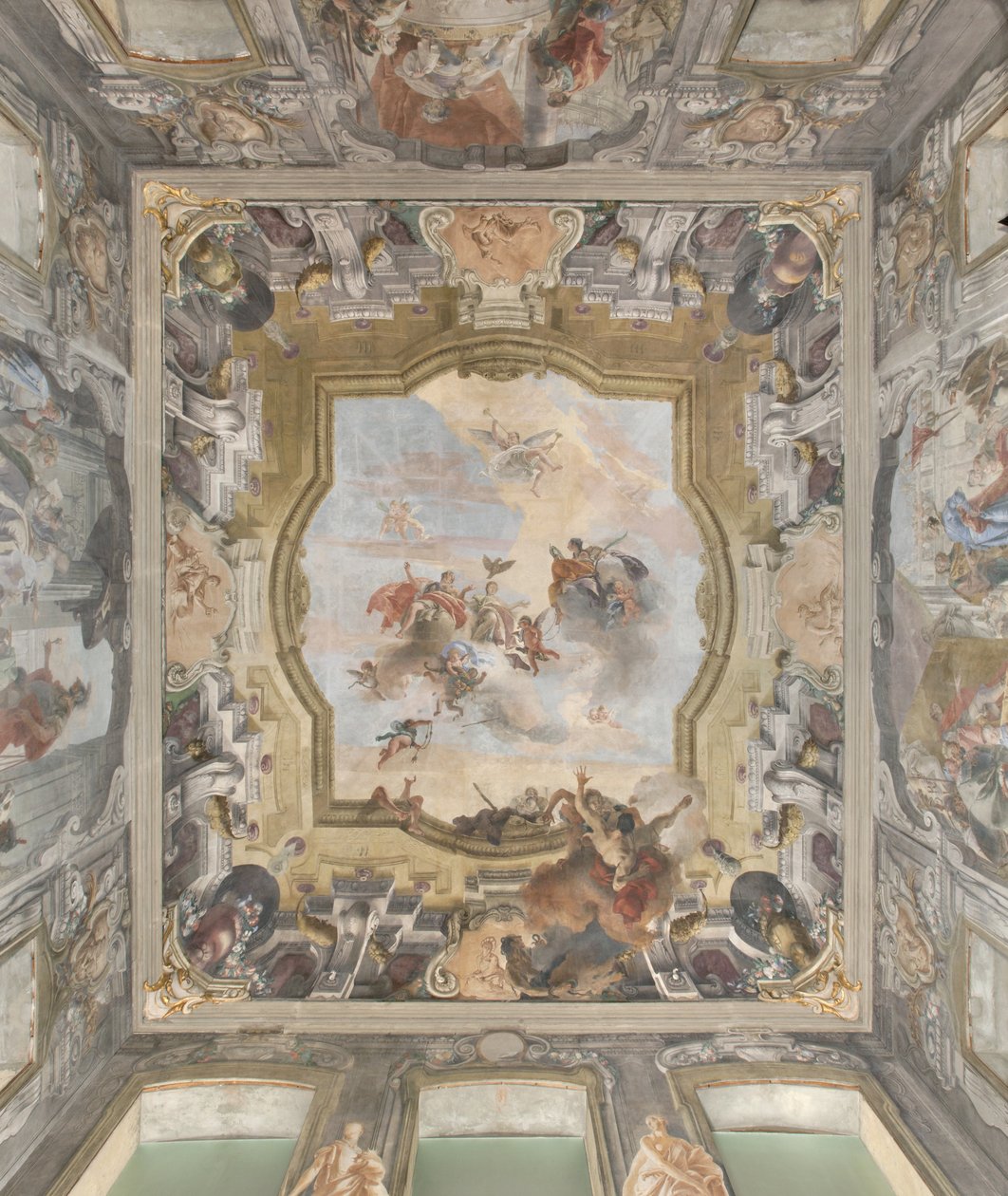 Pád démonů, Scipionovy příběhy, detail, 1731 (detail 3498337) od Giovanni Battista Tiepolo