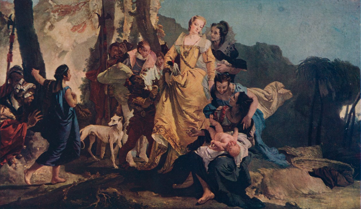 Nalezení Mojžíše, c1730 od Giovanni Battista Tiepolo