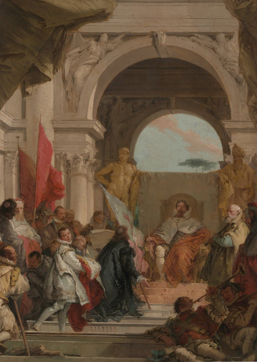 Investitura biskupa Harolda jako vévody z Franky, ca. 1751-52. od Giovanni Battista Tiepolo