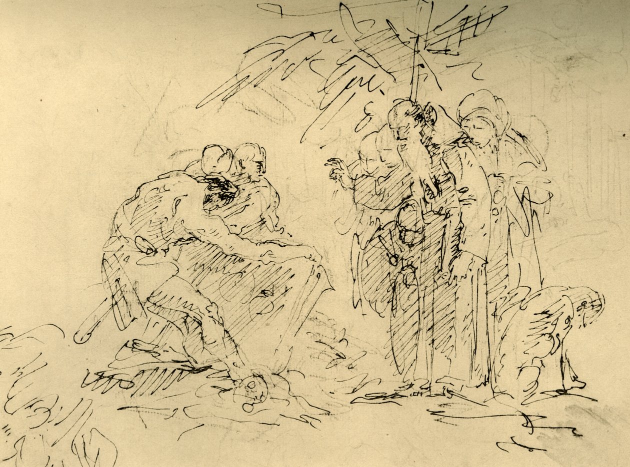 Otevření hrobu, polovina 18. století, 1928. od Giovanni Battista Tiepolo
