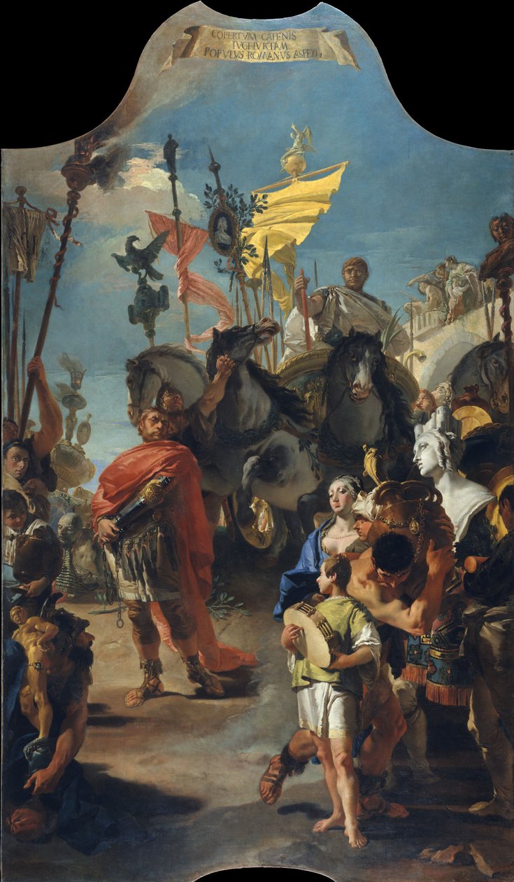 Triumf Marius, 1729 od Giovanni Battista Tiepolo