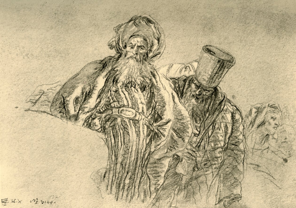 „Dva orientální obchodníci“, 1753, 1928 od Giovanni Battista Tiepolo