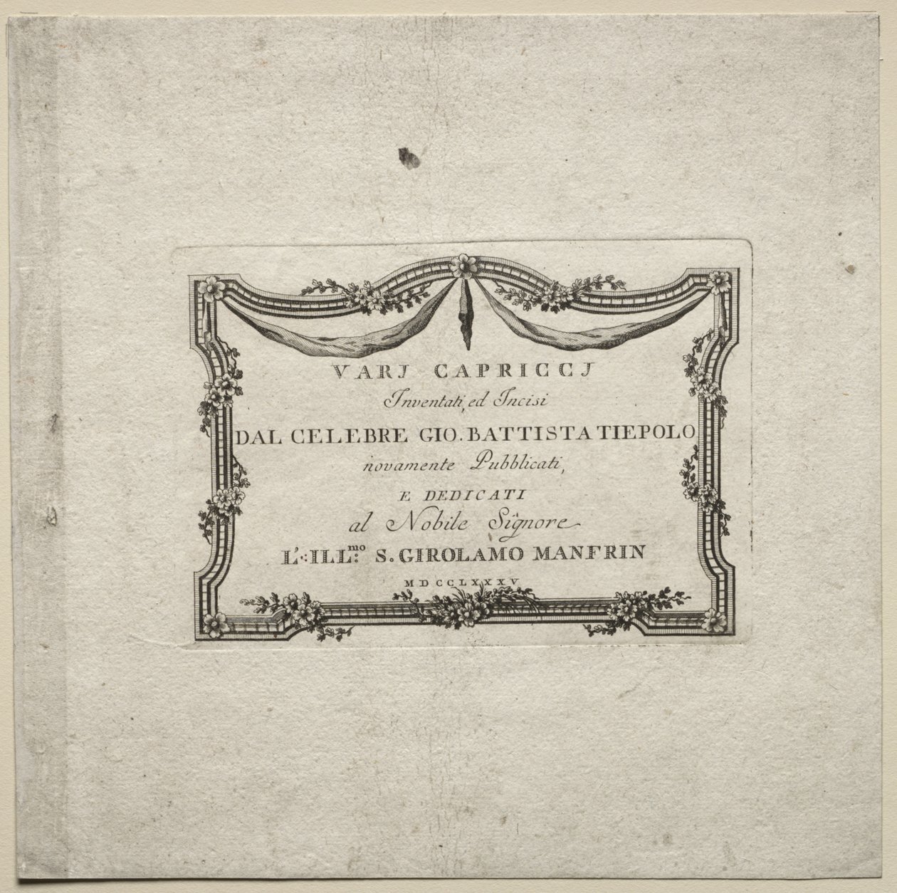 Různé Caprices od Giovanni Battista Tiepolo
