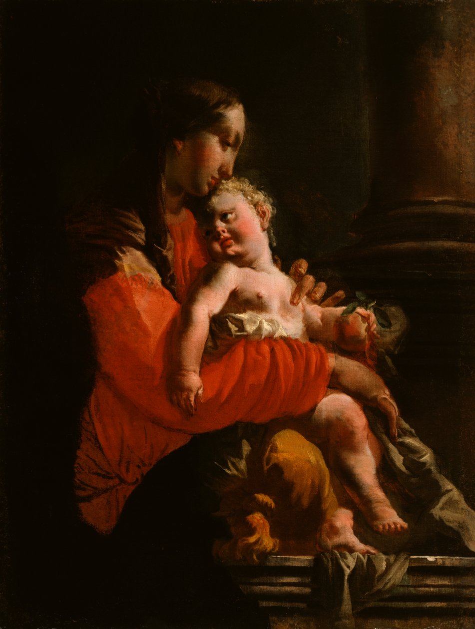 Madona s dítětem od Giovanni Battista Tiepolo
