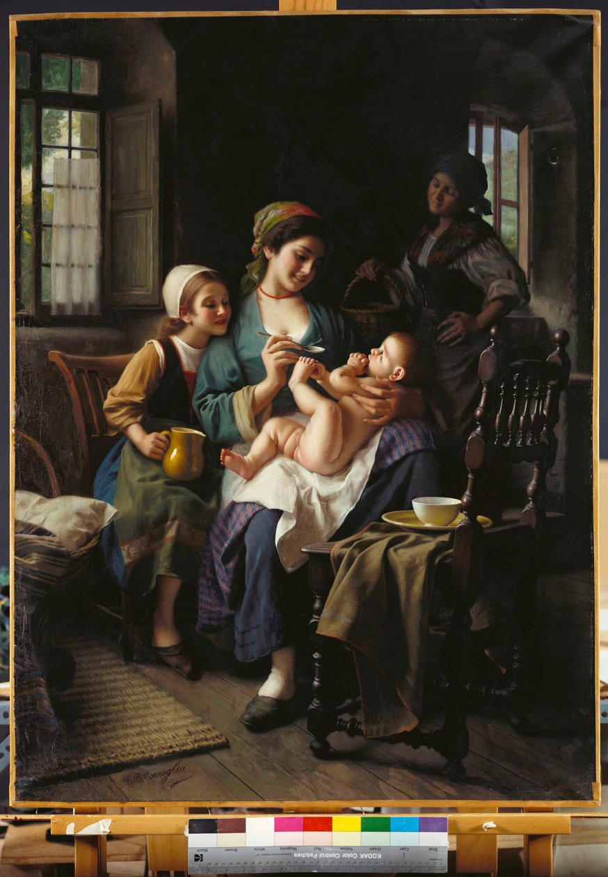 Čas jídla (olej na plátně) od Giovanni Battista Torriglia