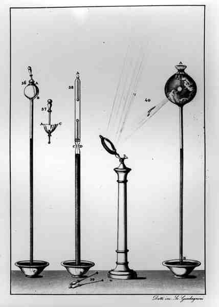 Scientific Instruments, vyryl Gaetano Guadagnini (1800-60) od Giovanni Battista after Dotti
