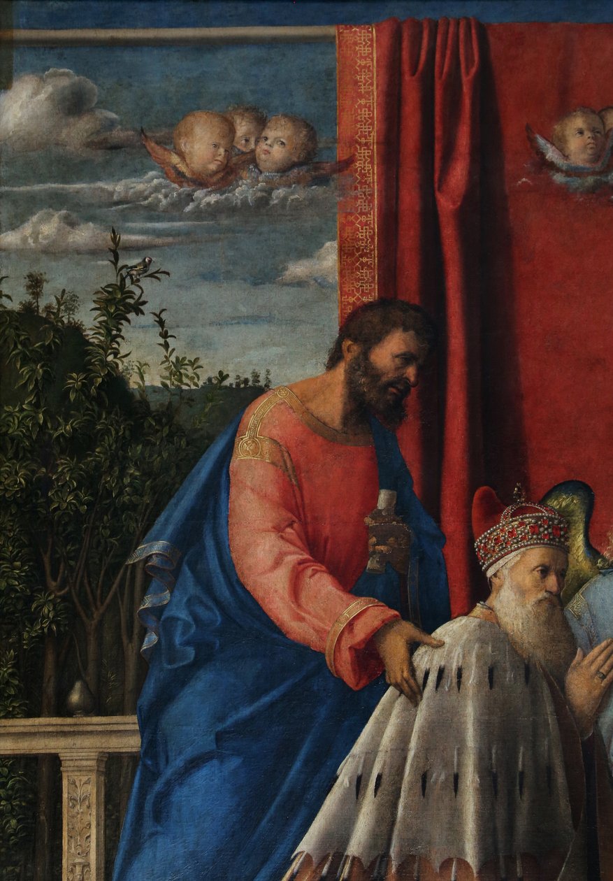 Barbarigovský oltářní obraz (detail) od Giovanni Bellini