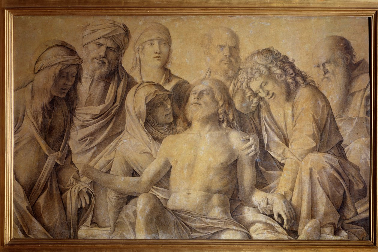 Oplakávání nad smrtí Krista (Tempera od Giovanni Bellini