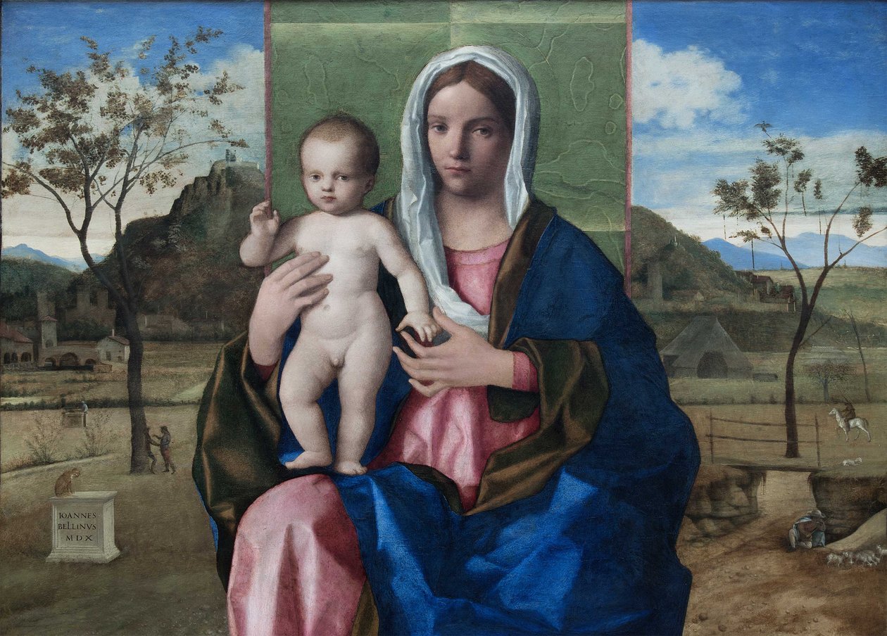 Žehnání Madony s dítětem od Giovanni Bellini