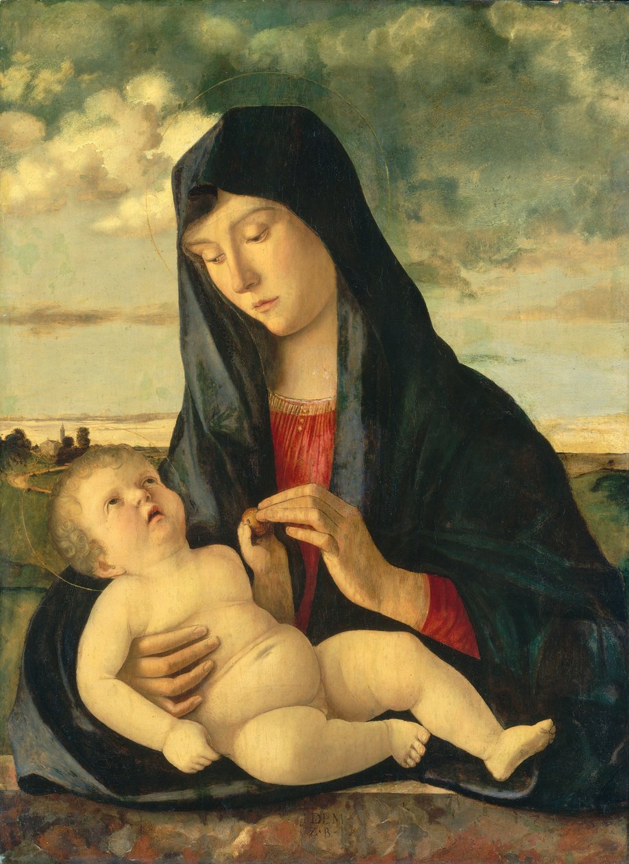 Madonna a dítě v krajině, c. 14801485. od Giovanni Bellini