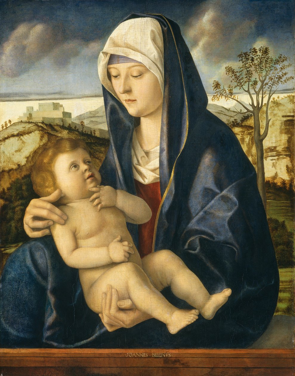 Madonna a dítě v krajině, c. 14901500. od Giovanni Bellini