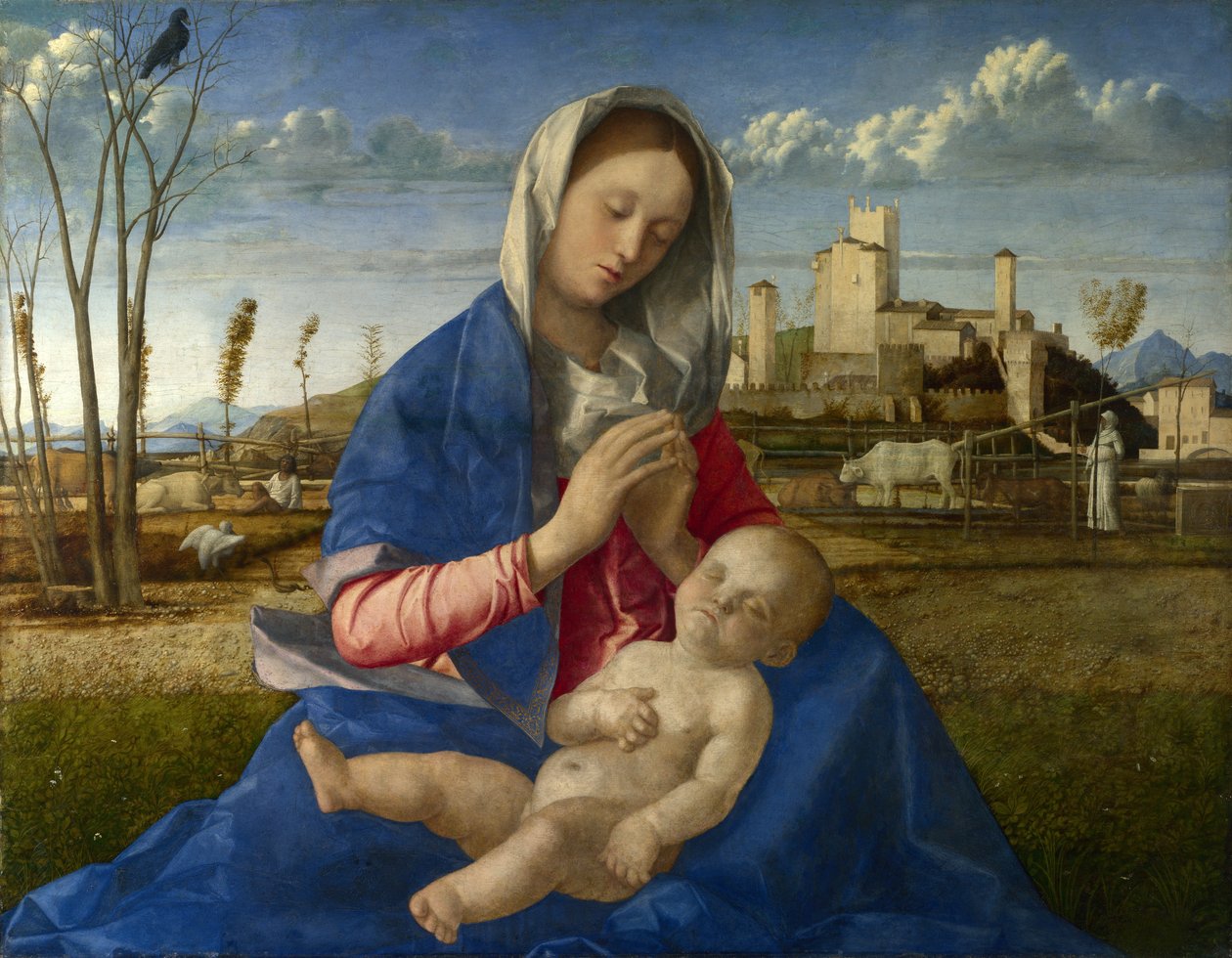 Madonna z louky (Madonna del Prato) od Giovanni Bellini