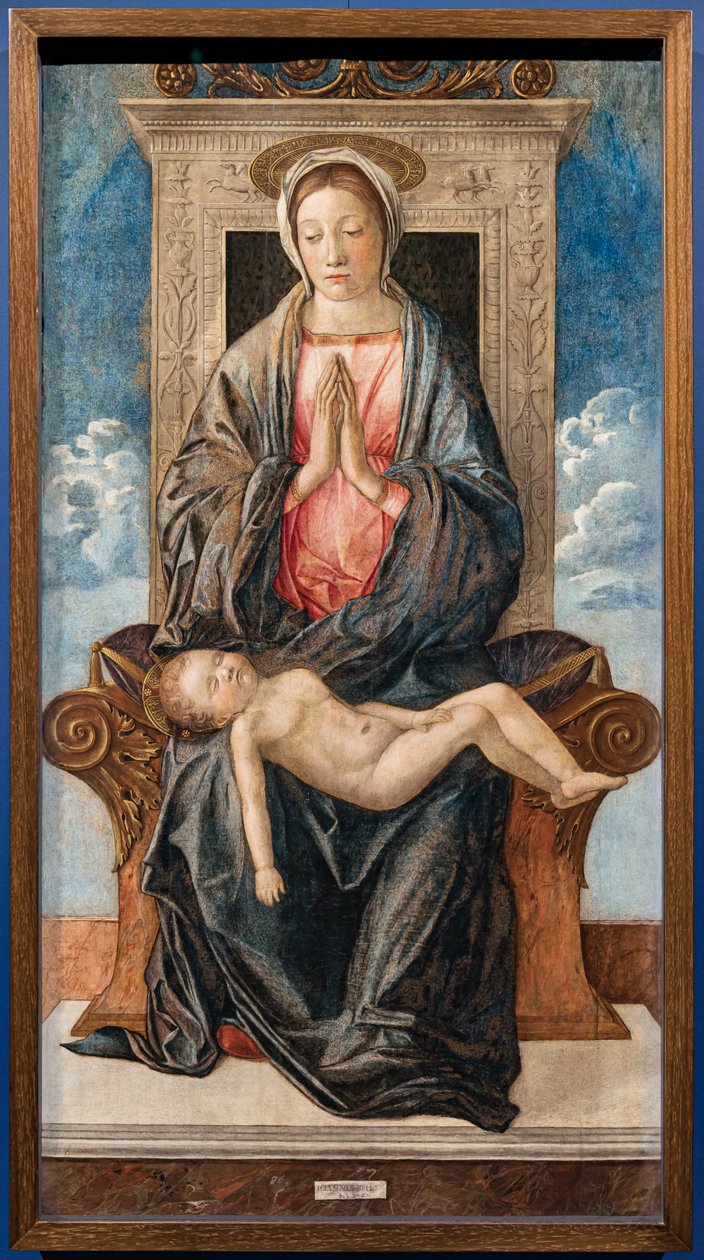Madonna se spícím dítětem, Giovanni Bellini, kolem roku 1470. od Giovanni Bellini