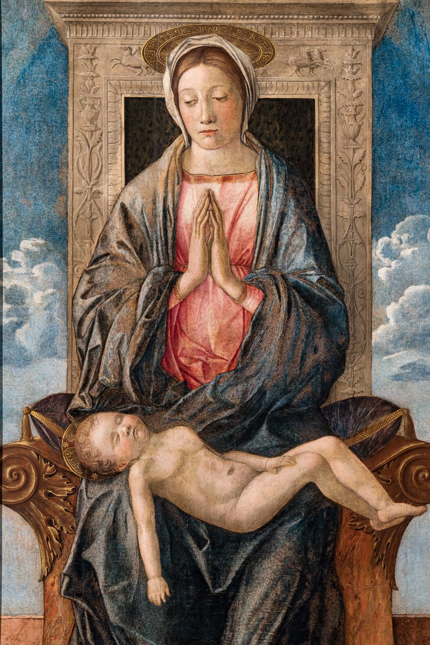 Madonna se spícím dítětem, Giovanni Bellini, kolem roku 1470. od Giovanni Bellini