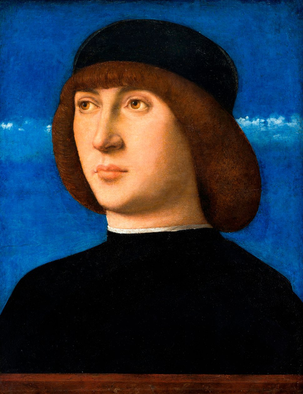 Portrét mladého muže, asi 1490 (olej na desce) od Giovanni Bellini
