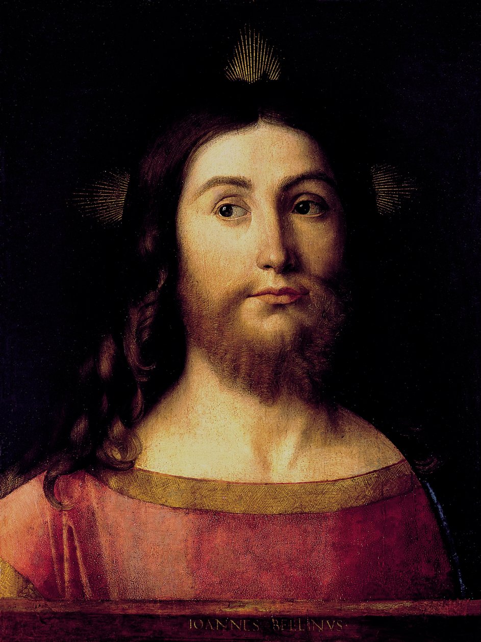 Spasitel světa - Spasitel světa - Bellini, Giovanni (1430-1516) - cca 1502 - Olej na dřevě - 44x33 - Real Academia de Bellas Artes de San Fernando, Madrid ©FineArtImages/Leemage od Giovanni Bellini