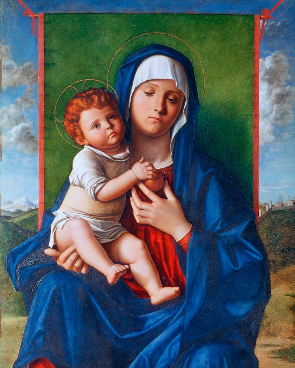 Panna a dítě, c1480-1490 od Giovanni Bellini