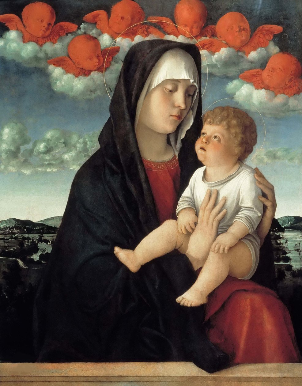 Panna a dítě, c. 1500. od Giovanni Bellini
