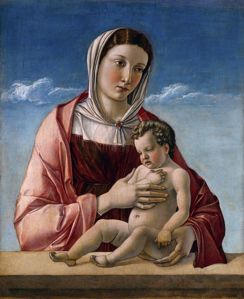 Panna a dítě "(Madonna Frizzoni) Obraz Giovanni Bellini dit il Giambellino od Giovanni Bellini