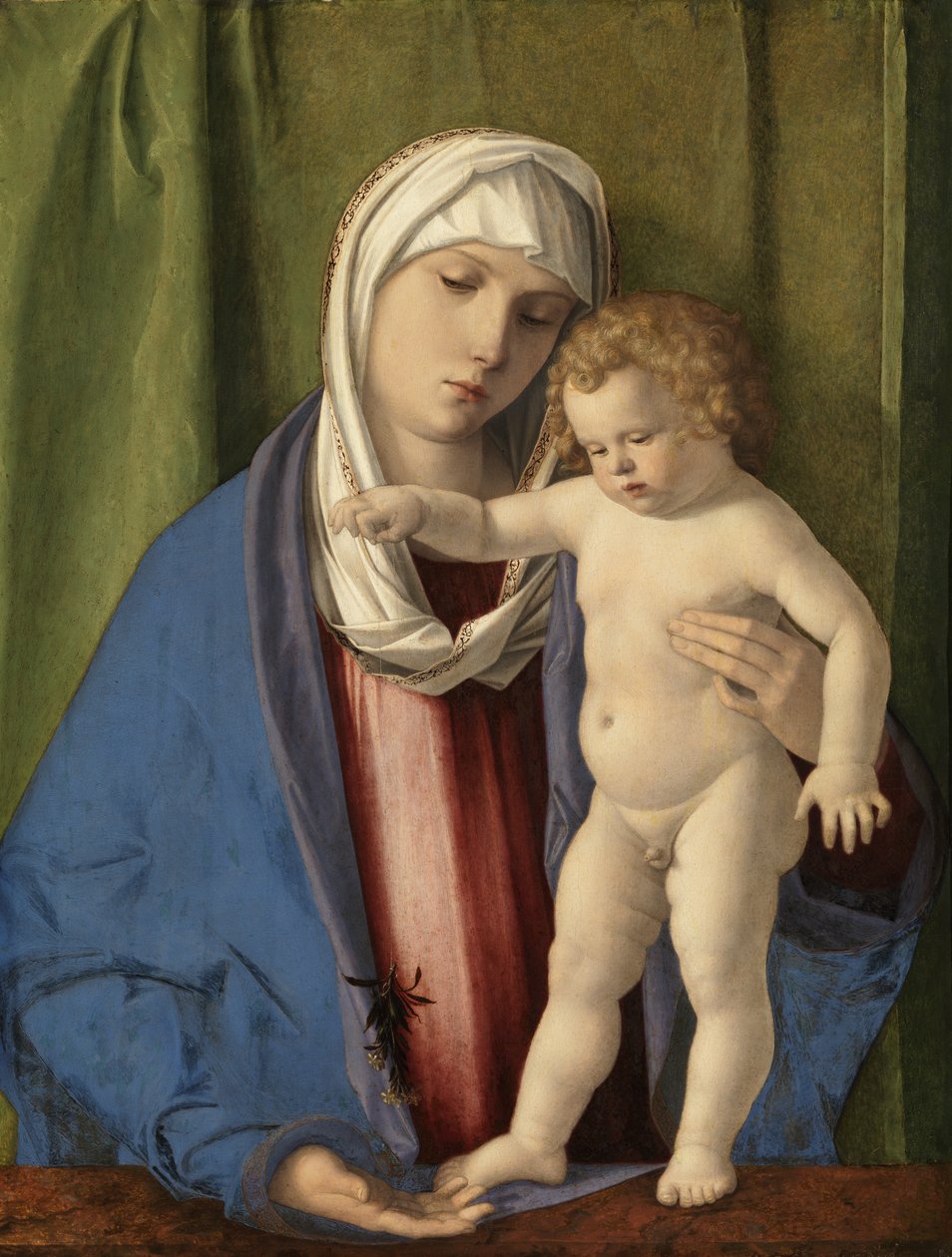 Panna a dítě, kolem 1488-90 (olej na desce) od Giovanni Bellini