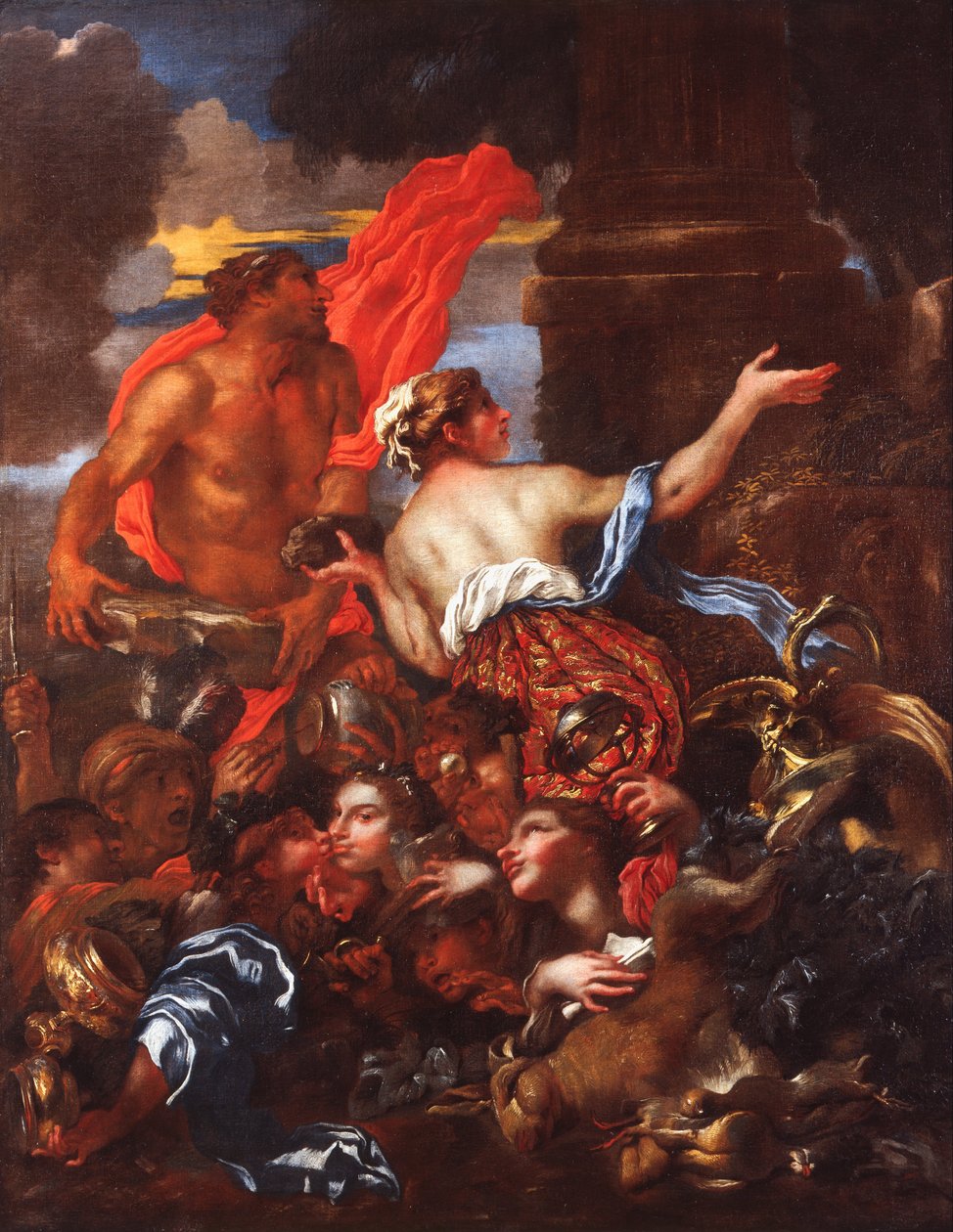Deukalión a Pyrrha od Giovanni Benedetto Castiglione