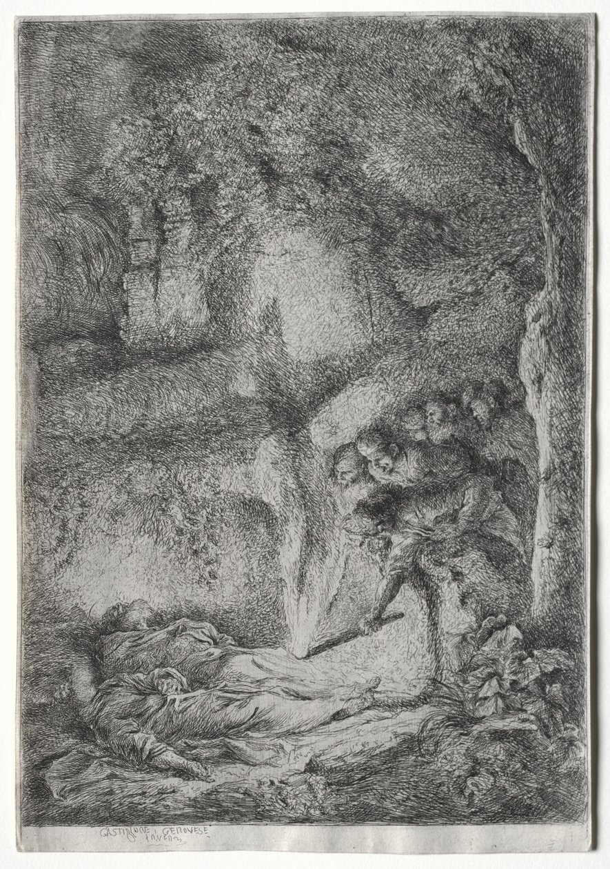 Vynález těles od S. Pierra a ST. Paul, c. 1650. od Giovanni Benedetto Castiglione