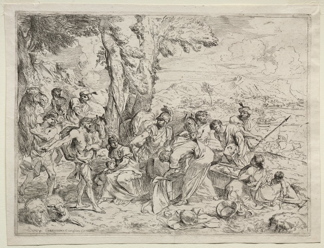 Laban Hledání idolů v Rachels Baggage, c. 1635. od Giovanni Benedetto Castiglione