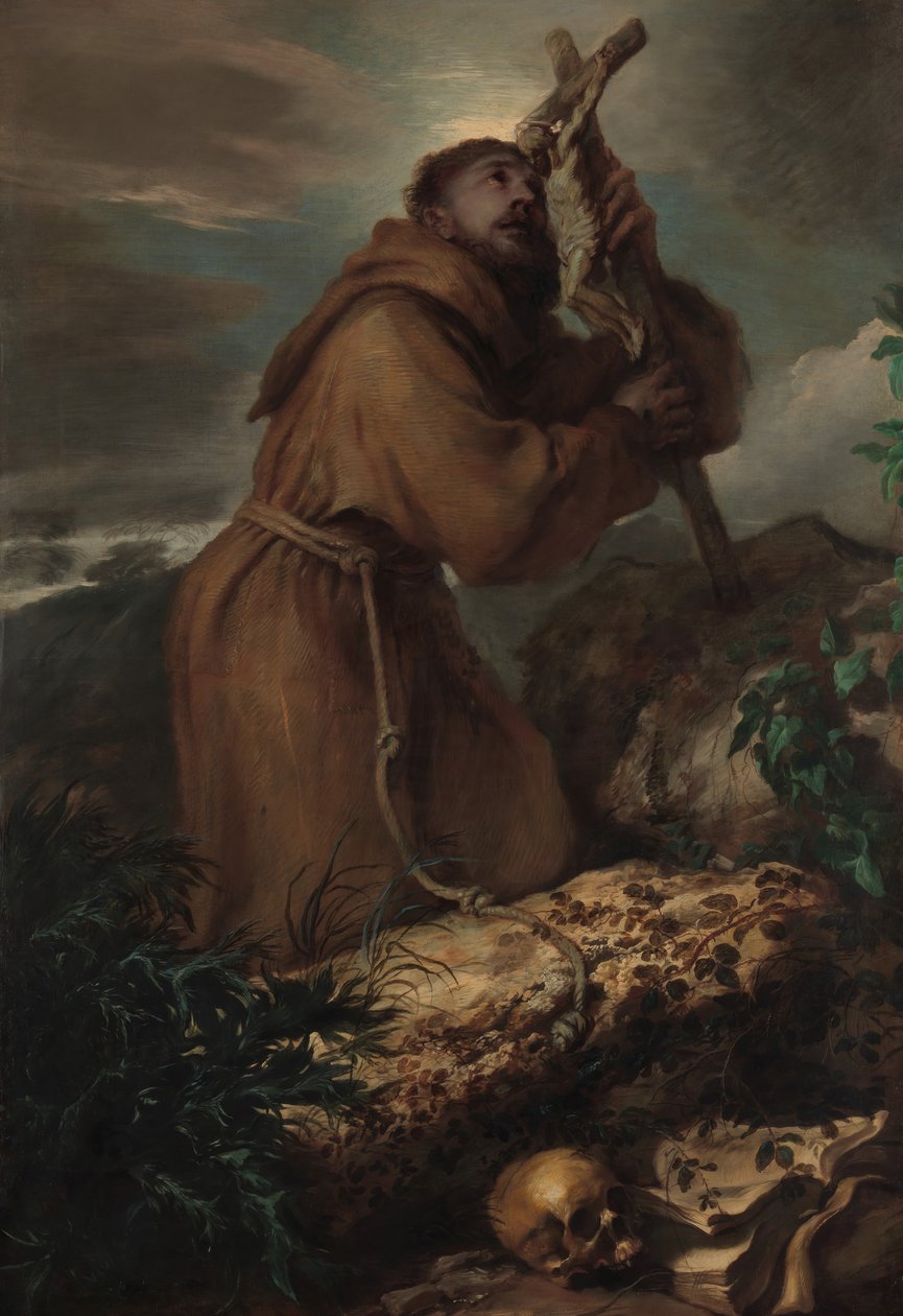 Svatý František v extázi, ca. 1650. od Giovanni Benedetto Castiglione