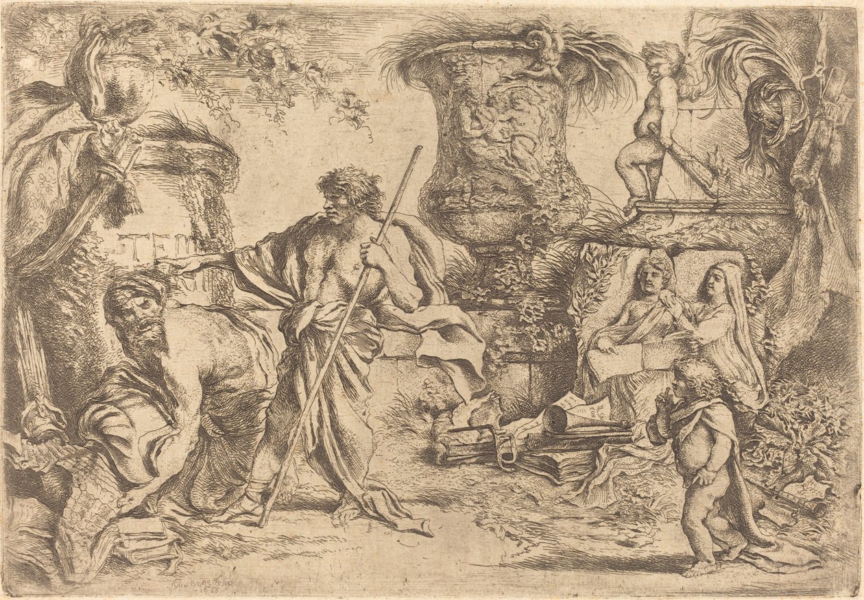 Dočasnost Věčnost od Giovanni Benedetto Castiglione